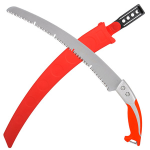 Hand Saw 350mm High Carbon Steel Blade Orange Silver Handle For Fruit Trees Pruning - Product Image 3