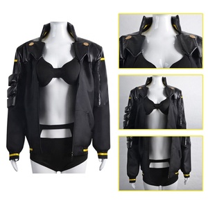 Cyberpunk: edgerunners ชุดคอสเพลย์อะนิเมะชุดนักเรียนชุดฮาโลวีน <span class=keywords><strong>REBECCA</strong></span> - Product Image 4