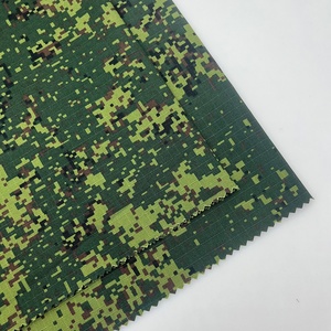 Yilong Vải Nhà Máy Bán Buôn Ripstop TC Polyester Cotton Nga Màu Xanh Lá Cây Pixels Kỹ Thuật Số Ngụy Trang Vải Cho Milispec Đồng Phục - Product Image 3
