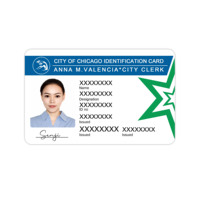 Carte d'identité photo en PVC plastique de haute qualité personnalisée, carte d'identification, portrait, carte PVC universitaire