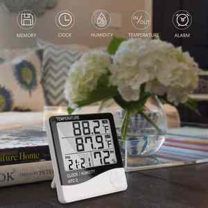 HTC2 termometer dan higrometer Digital, <span class=keywords><strong>Monitor</strong></span> kelembapan suhu dalam ruangan luar ruangan untuk inkubator kelembapan - Product Image 4