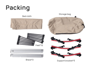 Giường xếp hợp kim nhôm cao cấp, tiện dụng cho các chuyến phiêu lưu ngoài trời - Product Image 4