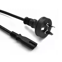 Cable de Alimentación AU de Alta Calidad de 1.5M 1.8M con Cobre para Computadora Portátil y de Escritorio, Cable de Alimentación C13 C7 C5