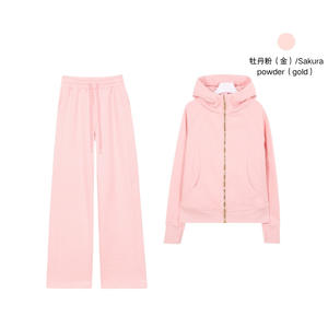 Ensemble de yoga d'hiver pour femmes, vêtements de fitness décontractés, <span class=keywords><strong>sweat</strong></span> à <span class=keywords><strong>capuche</strong></span> à fermeture éclair complète, <span class=keywords><strong>sweat</strong></span>-shirt de course, pantalon de jogging taille haute et doux pour femmes - Product Image 6