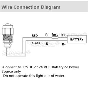 Lampes LED sous-marines pour bateaux avec connecteur 9W, étanches IP68, couleur blanche, lumière de bouchon de vidange, pour yacht marin et pêche - Product Image 6