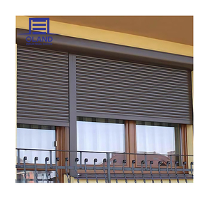 Produttore Smart all'aperto rullo uragano persiane in alluminio Sunproof arrotolare esterno uragano persiane per finestre - Product Image 1