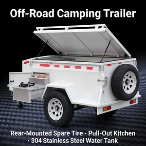 Remolques de Campamento Todoterreno de Alta Calidad en Venta, Mini Remolque de Campamento Duradero para Campamentos Económicos y Viajes Económicos - Product Image 4