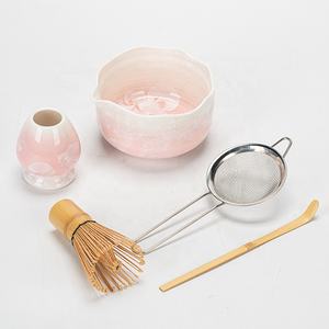 Ensemble <span class=keywords><strong>de</strong></span> cérémonie du thé haut <span class=keywords><strong>de</strong></span> gamme, bol à matcha en glaçure Ice Flower et Chasen Hyakuhon-date, outils complets pour la cérémonie du thé pour la maison <span class=keywords><strong>de</strong></span> thé - Product Image 6