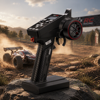 HotRC CT-6A 6CH RC Transmitter Receiver Kit 2.4G FHSS Anti-Interferensi Penerima Multi-Channel untuk RC Rock Crawler Monster Truck