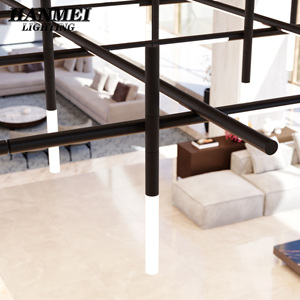 Nordic Industrial Style Pendant <b>Light</b> Modern LED <b>Chandelier</b> for Living Room Iron Material Hanging HM-GM-MG110 HM-GM-MG110 HM-GM- - Product Image 6