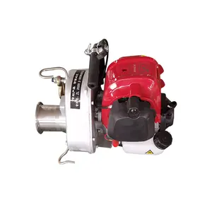 Portable winch gas powered pulling with is a compact portable winch ideal for hunters boaters snowmobiler