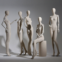 Maniquíes de Exhibición de Vestidos Femeninos de Alta Gama, Estilo Coreano, Cuerpo Completo, con Cabeza y en Pose de Pie, para Tiendas de Ropa Yimo Yuan