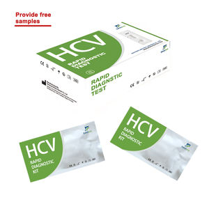 Melhores Kits de Teste Rápido HCV 1+2 Altamente Sensíveis PCR Teste Doméstico Dispositivo Manual de Plástico 99% de Precisão Sangue Total/Soro/Plasma ISO - Product Image 2