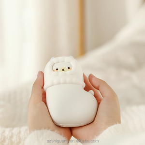Tùy chỉnh tay ấm hơn mùa đông nóng xách tay mini Tay ấm hơn USB điện thoại di động sạc thuận tiện ấm áp bé nóng dễ thương Alpaca - Product Image 5