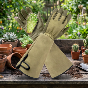 Everyday Use Waterproof Non-Slip Puncture-resistant Silicone Finger Gloves Open Guitar Finger Covers Protector <b>Garden</b> Work Size - Product Image 2