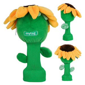 Housse de tête de club de golf portable au design mignon et amusant, broderie épaissie, accessoires de golf, logo personnalisé - Product Image 2