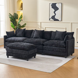 नए डिजाइन आराम लक्जरी आधुनिक क्लासिक घर सेट फर्नीचर सोफे रहने वाले कमरे के कपड़े इनडोर सोफा - Product Image 4