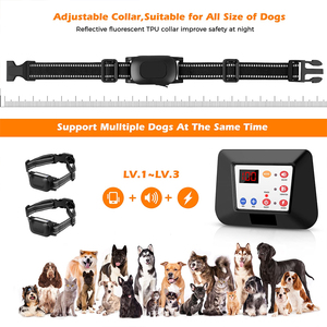 Có Thể Sạc Lại Thông Minh Điện Tử Con Chó Hàng Rào Điều Khiển Từ Xa Có Thể Điều Chỉnh Phạm Vi Kiểm Soát Vỏ Cây Không Thấm Nước IP67 Bền Vật Liệu Nhựa - Product Image 5