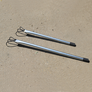 3-răng kéo dài vật lộn rác phân loại Claw trang trại công cụ móc móc đậu phộng bắt mulch cào cốt thép thanh cứng - Product Image 3