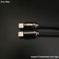 Cable USB Tipo C a 8 Pines con Certificado de Seguridad, Engrosado, Anti-Rotura, con Hilo Trenzado Premium