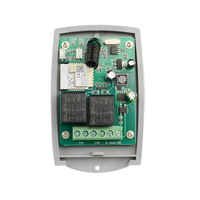 Receptor Universal de 2 Canales, 12V, Wifi, Aplicación Inteligente Tuya, Transmisor y Receptor de Control Remoto de 433mhz para Puerta de Garaje