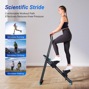 CZFIT Simulateur d'escalade multifonctionnel pour usage domestique, appareil <span class=keywords><strong>de</strong></span> fitness et d'entraînement en métal pour l'intérieur, équipement <span class=keywords><strong>de</strong></span> marche sur les marches. - Product Image 2