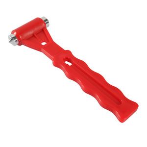 Martillo de Emergencia de 156 mm, Rojo, de Plástico, para Romper Vidrios de Autos, Autobuses y Camiones - Product Image 3