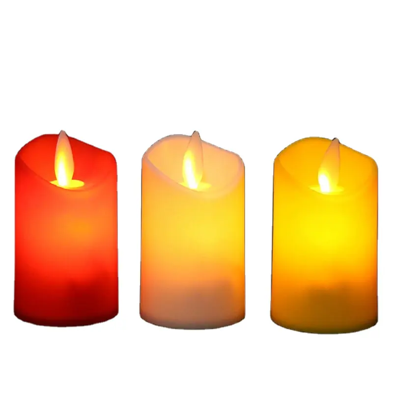 China factory wholesale different Outdoor wick-less led candle moving party led candle