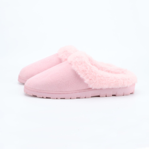 Moda da donna per Sole morbida in pelliccia sintetica rosa per ciabatte Anti-scivoloso TPR chiuso <span class=keywords><strong>casa</strong></span> da esterno per pantofole invernali - Product Image 3