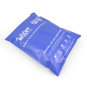 Biểu Tượng Tùy Chỉnh Sinh Thái Thân Thiện Bền Vững Ủ Vận Chuyển Chuyển Chuyển Phát Nhanh Nhựa Poly Bưu Phẩm 100% Phân Hủy Sinh Học Gửi Thư Vận Chuyển Túi - Product Image 3