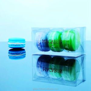 Nuevo Diseño 3 Baking Macaron Blister Clamshell Tray <span class=keywords><strong>Small</strong></span> Clear <span class=keywords><strong>Plastic</strong></span> PET Macaron Caja de embalaje - Product Image 3