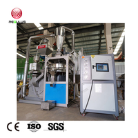 Machine de recyclage de plastique pour flocons de HDPE et PMMA, granulés semi-plastifiés, broyeur à disques pour la recyclage des déchets plastiques