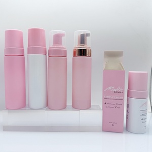 Foam <b>Bottle</b> Hot Seller PP <b>Bottles</b> Luxury Black pink White Customized logo Face Clean Plastic Foam <b>Pump</b> <b>Bottles</b> and Paper Box - Product Image 1