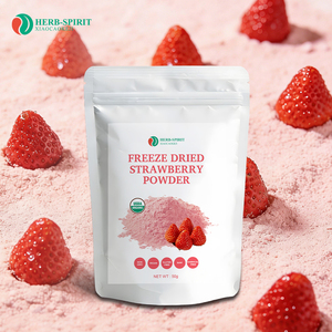 Polvere di Fragole a Marchio Privato, 100% Naturale, Fragole Liofilizzate Senza Zuccheri Aggiunti, Ottimo Sapore per Bevande - Product Image 1