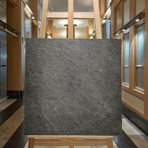 Piastrelle per Interni Rustiche Contemporanee 600x600mm Grigie Spessore 10mm Alta Qualità Opache in Gres Porcellanato Effetto Terrazzo Antiscivolo per Supermercati - Product Image 2
