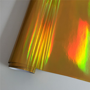 Film de vinyle <span class=keywords><strong>holographique</strong></span> or irisé Chrome Laser vinyle rouleau sans bulles enveloppe de voiture 1.52*17m - Product Image 4