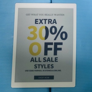 Panneau d'affichage à encre E personnalisé de 13.3 pouces ultra mince, écologique, lisible à la lumière du soleil, écran tactile couleur, écran en papier E - Product Image 1