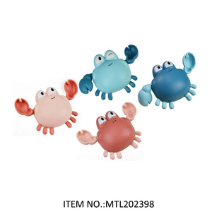 Vente en gros adorable crabes en plastique jouet à remonter bébé animaux bébé salle de bain jouets mécanique douche jouet de bain pour enfants - Product Image 1