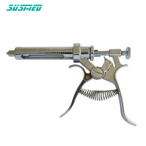 10ml paslanmaz çelik yarı otomatik şırınga ayarlanabilir sürekli enjeksiyon tabancası veteriner aşı kanatlı enjeksiyon - Product Image 1