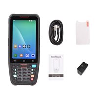 Terminal PDA portable Android10 de 4.0 pouces PDA Pos 2/3/4G 1D/2D/QR, support de code-barres WiFi BT N40 pour supermarché restaurant