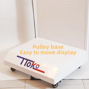 Tùy chỉnh hiện đại kim loại <span class=keywords><strong>Pegboard</strong></span> Rack hiển thị đứng cho showroom treo vườn nhà bếp công cụ điện phần cứng và phụ kiện điện thoại - Product Image 3