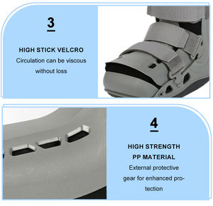 Disponible en lote, modelo popular gris unisex con airbag, soporte de fijación de articulación de tobillo y <span class=keywords><strong>Pie</strong></span> ajustable disponible - Product Image 6