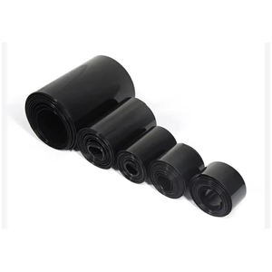 Tubo Termocontraíble de PVC Negro de 230 mm de Ancho y 0.15 mm de Grosor, Retardante de Llama, para Aislamiento de Cubiertas de Baterías de Litio - Product Image 5