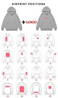 Sweat à capuche léger en polaire avec logo personnalisé |   Pull vintage chaud d'hiver pour homme |   Haut de streetwear uni, respirant et confortable