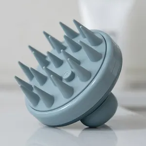 Nhà máy tùy chỉnh Silicone dầu gội bàn chải massager da đầu Scrubber da đầu massager với Dispenser