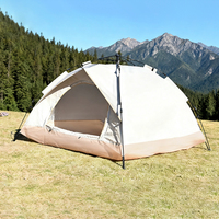 Tente Pop-Up Oxford Pro 1-2 Personnes, Abri Léger Quatre Saisons pour Randonnée, Ouverture Automatique, Une Chambre, Imperméable 2000-3000mm