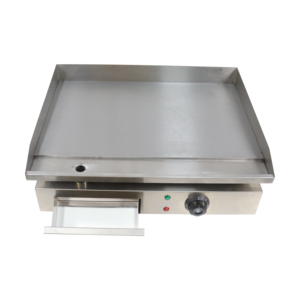 Grill électrique plat en acier inoxydable avec contrôle de la température pour la préparation de hamburgers dans les cuisines de restaurants - Product Image 5