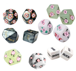 Juego de <span class=keywords><strong>dados</strong></span> acrílicos divertidos para parejas, juguete de posición de interacción íntima, regalo de fiesta - Product Image 1
