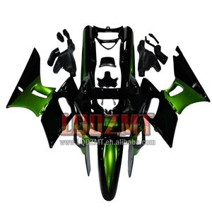 Cuerpo de molde de inyección para <span class=keywords><strong>KAWASAKI</strong></span> <span class=keywords><strong>NINJA</strong></span> ZZR <span class=keywords><strong>400</strong></span>, <span class=keywords><strong>verde</strong></span> y llama 90 91 92 204LQ.142 ZZR400 1990 1991 1992 90-92, carenados completos - Product Image 6