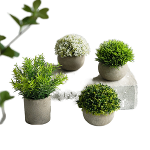 Fleurs artificielles en céramique Ins haut de gamme Nouveaux bouquets à sourcils hauts Table de salon Vases décoratifs Arbustes accrocheurs - Product Image 1